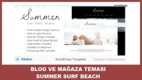 Blog ve Mağaza Teması Summer-Surf Beach Grunge